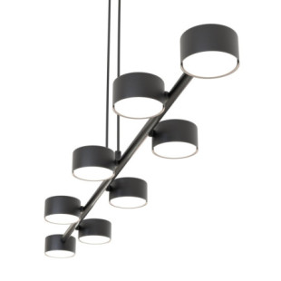Lampa wisząca czarna Megara VI 115cm - Emibig | Salon, Jadalnia