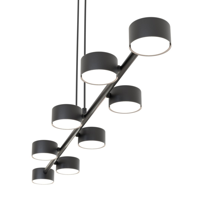 Lampa wisząca czarna Megara VI 115cm - Emibig | Salon, Jadalnia