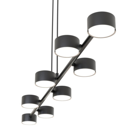 Lampa wisząca czarna Megara VI 115cm - Emibig | Salon, Jadalnia