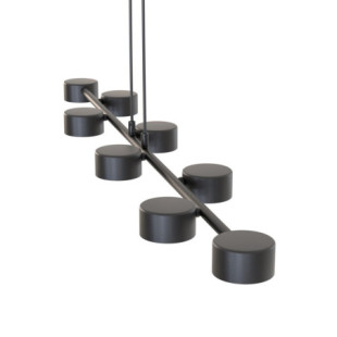 Lampa wisząca czarna Megara VI 115cm - Emibig | Salon, Jadalnia