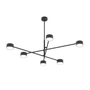 Lampa sufitowa Natsu VI - Emibig, 6 punktów, czarna - Kup online!
