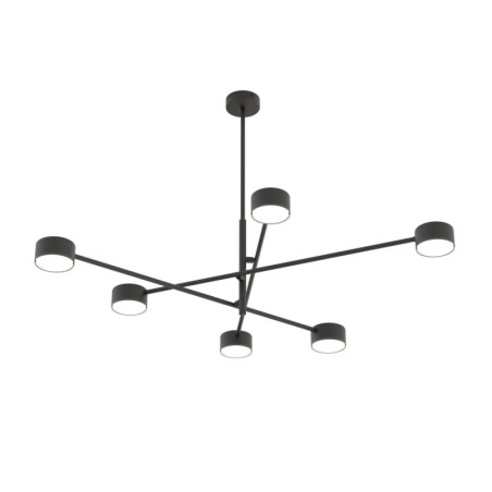 Lampa sufitowa Natsu VI - Emibig, 6 punktów, czarna - Kup online!