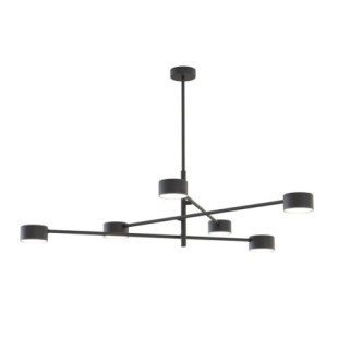 Lampa sufitowa Natsu VI - Emibig, 6 punktów, czarna - Kup online!