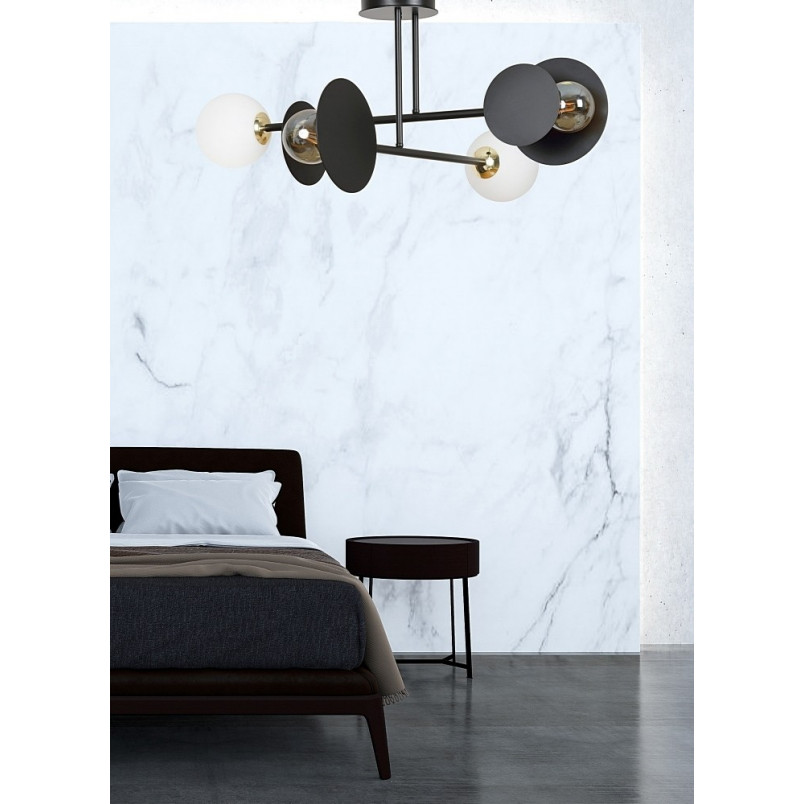 Lampa sufitowa szklana Minerva IV 80cm | Emibig - Elegancja i styl