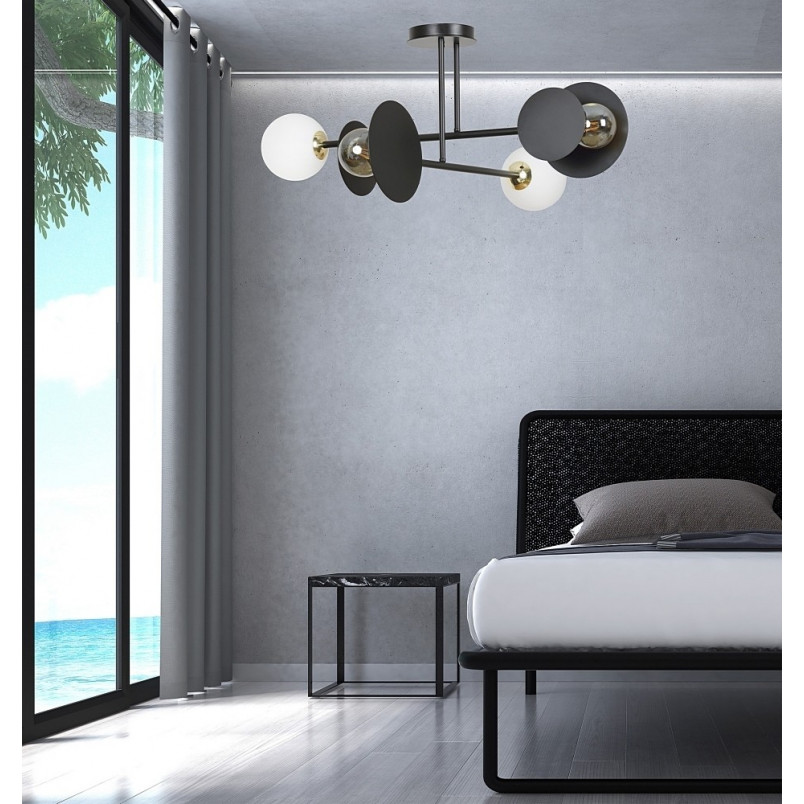 Lampa sufitowa szklana Minerva IV 80cm | Emibig - Elegancja i styl