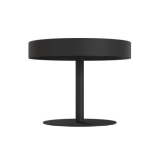 Lampa stołowa z płaskim kloszem Nemo 20cm H16cm czarna Emibig