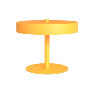 Lampa stołowa z płaskim kloszem Nemo 20cm H16cm pomarańczowa Emibig