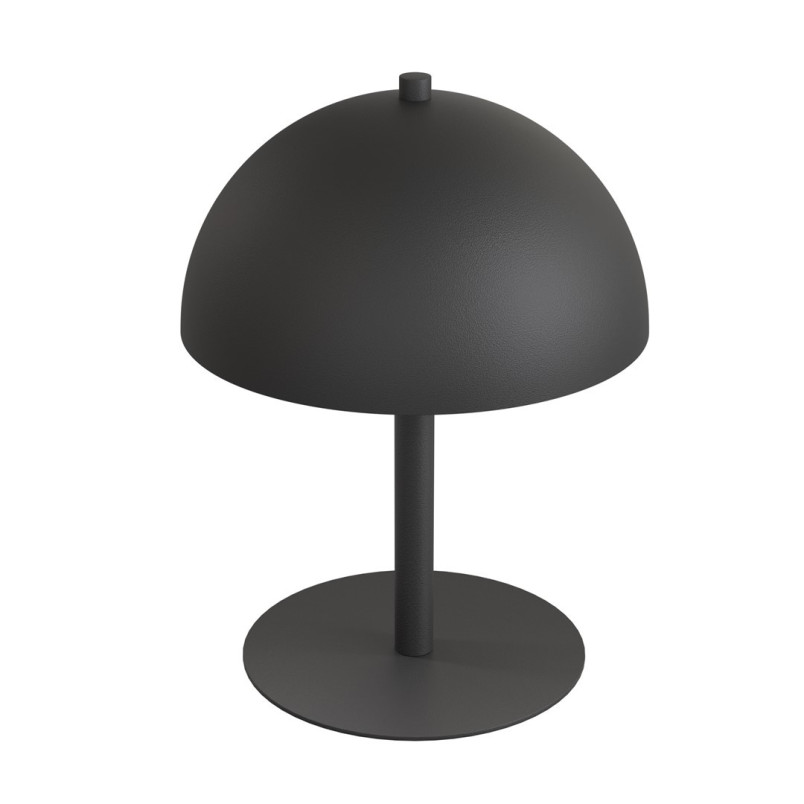 Lampa stołowa grzybek Emibig czarna | Retro design
