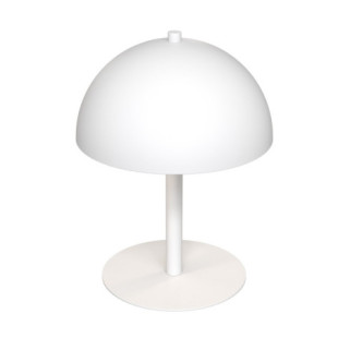 Lampa stołowa grzybek Mogu 18cm H24cm biała Emibig