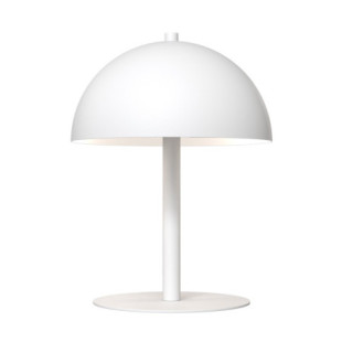 Lampa stołowa grzybek Mogu 18cm H24cm biała Emibig