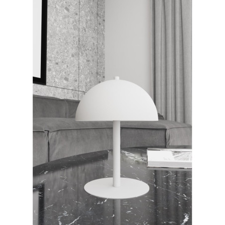 Lampa stołowa Mogu - Grzybek, Biała | Emibig