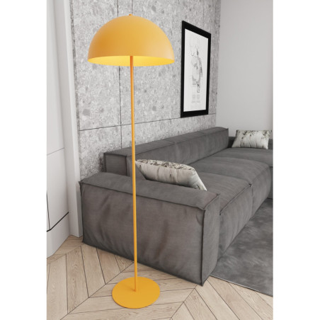 Lampa podłogowa Mogu - Pomarańczowa, Retro | Emibig