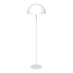 Lampa podłogowa Mogu - Biała, Metalowa, Retro | Emibig