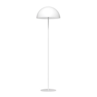 Lampa podłogowa Mogu - Biała, Metalowa, Retro | Emibig