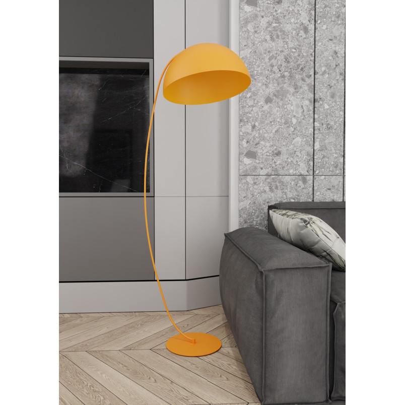 Lampa podłogowa Arcos | Pomarańczowa | Emibig | 150cm