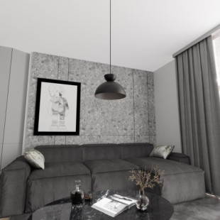 Lampa wisząca Lunaro czarna Emibig | Elegancja i styl