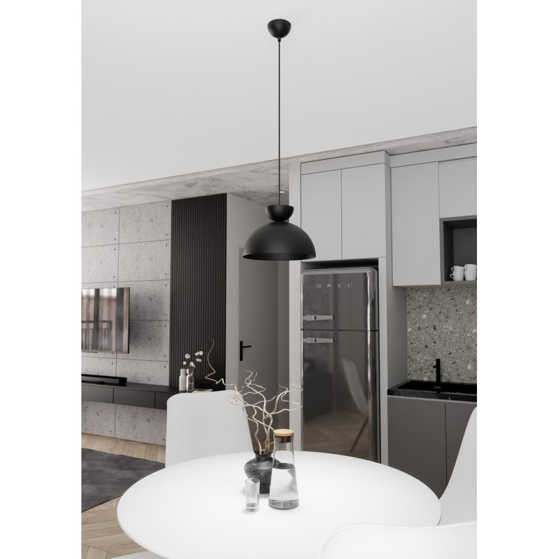 Lampa wisząca Lunaro czarna Emibig | Elegancja i styl