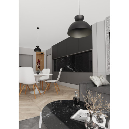 Lampa wisząca Lunaro czarna Emibig | Elegancja i styl