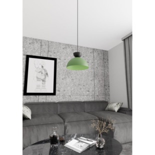 Lampa wisząca Lunaro - zielona/czarna Emibig | Sklep z lampami