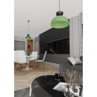 Lampa wisząca Lunaro - zielona/czarna Emibig | Sklep z lampami