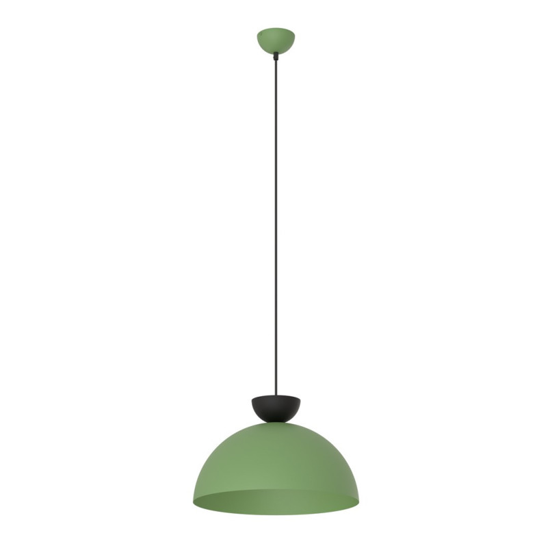 Lampa Wisząca Lunaro Zielona/Czarna Emibig - 40cm | Sklep z Lampami