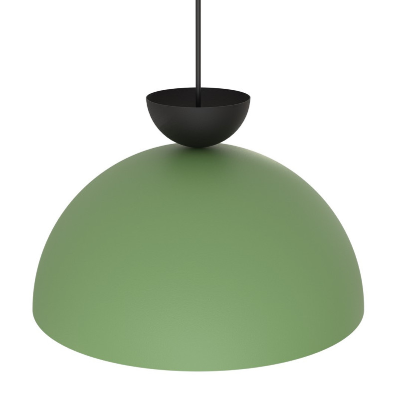 Lampa Wisząca Lunaro Zielona/Czarna Emibig - 40cm | Sklep z Lampami