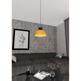 Lampa wisząca Lunaro - Emibig | Pomarańczowa, Metalowa
