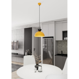 Lampa wisząca Lunaro - Emibig | Pomarańczowa, Metalowa