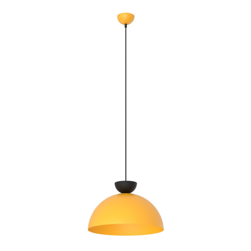 Lampa wisząca Lunaro Emibig | Pomarańczowa, Metalowa, 40cm