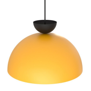 Lampa wisząca Lunaro Emibig | Pomarańczowa, Metalowa, 40cm