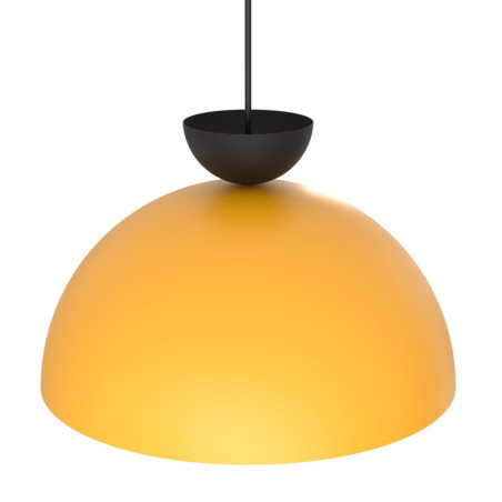 Lampa wisząca Lunaro Emibig | Pomarańczowa, Metalowa, 40cm