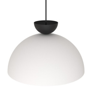 Lampa wisząca Lunaro Emibig | Biały/Czarny | 40cm