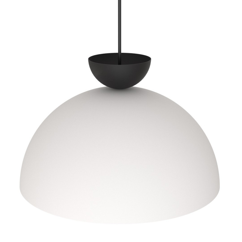 Lampa wisząca Lunaro Emibig | Biały/Czarny | 40cm