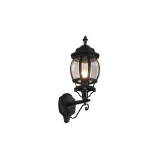 Kinkiet zewnętrzny Elvo Up czarny Trio - Lampa do ogrodu