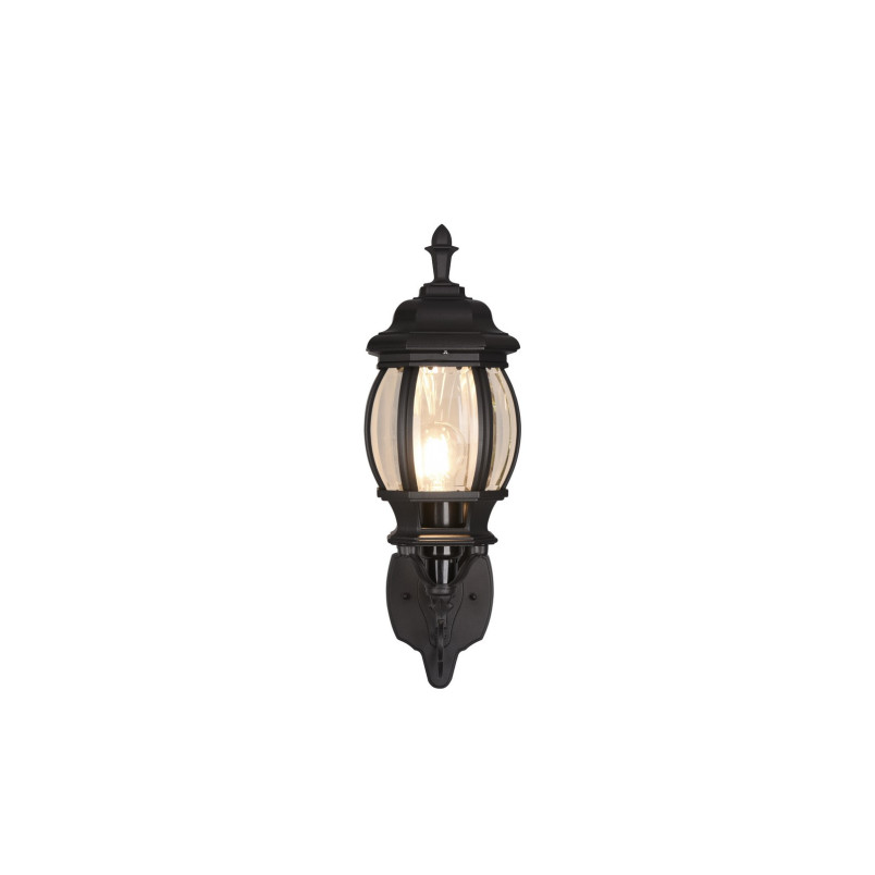 Kinkiet zewnętrzny Elvo Up czarny Trio - Lampa do ogrodu