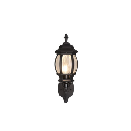 Kinkiet zewnętrzny Elvo Up czarny Trio - Lampa do ogrodu