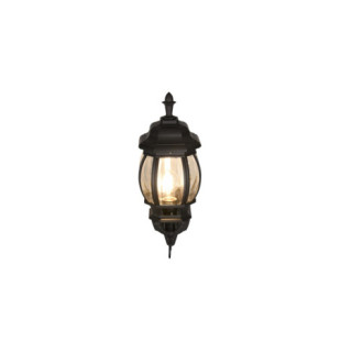 Kinkiet zewnętrzny Elvo Up czarny Trio - Lampa do ogrodu