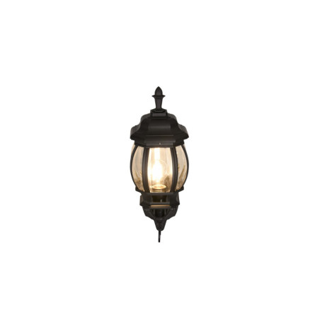Kinkiet zewnętrzny Elvo Up czarny Trio - Lampa do ogrodu