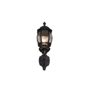 Kinkiet zewnętrzny Elvo Up czarny Trio - Lampa do ogrodu