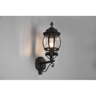 Kinkiet zewnętrzny Elvo Up czarny Trio - Lampa do ogrodu