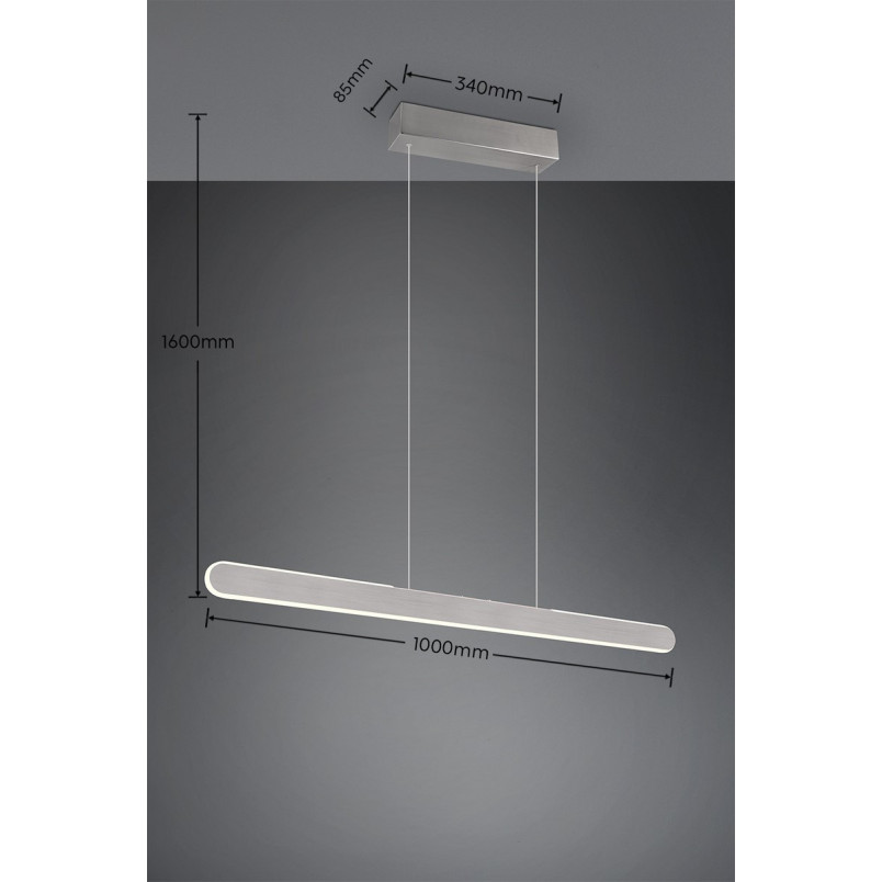 Lampa wisząca LED Trio Helios 100cm - Nowoczesny Design