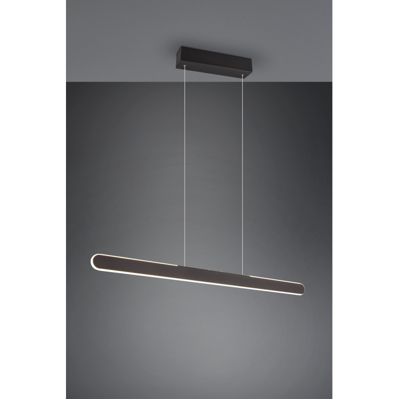 Lampa wisząca Helios LED 100cm czarny Trio - Nowoczesne Oświetlenie