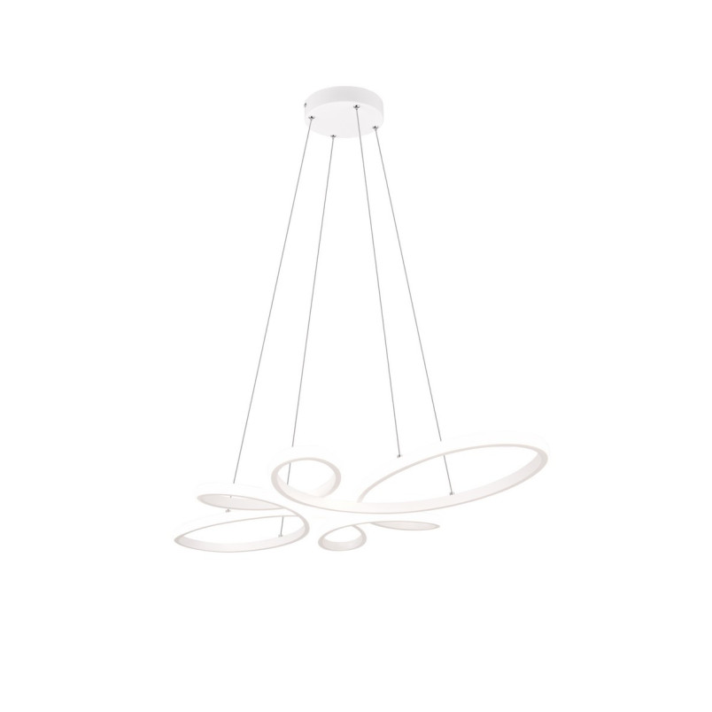 Lampa wisząca LED Fly biała Trio | Nowoczesne oświetlenie