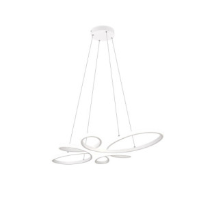 Lampa wisząca LED Fly biała Trio | Nowoczesne oświetlenie
