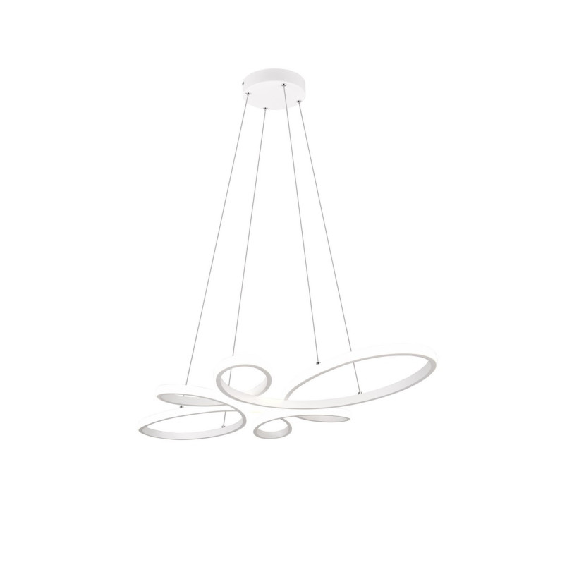Lampa wisząca LED Fly biała Trio | Nowoczesne oświetlenie