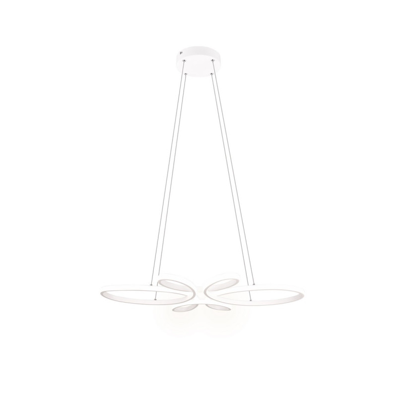 Lampa wisząca LED Fly biała Trio | Nowoczesne oświetlenie