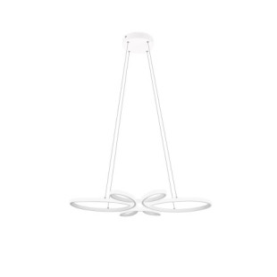 Lampa wisząca LED Fly biała Trio | Nowoczesne oświetlenie