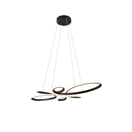 Lampa wisząca Fly LED czarna Trio - Nowoczesny design