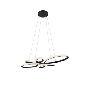 Lampa wisząca Fly LED czarna Trio - Nowoczesny design