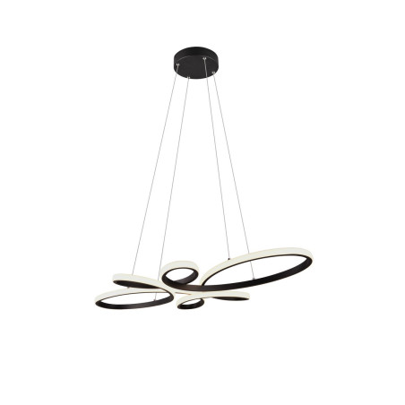 Lampa wisząca Fly LED czarna Trio - Nowoczesny design